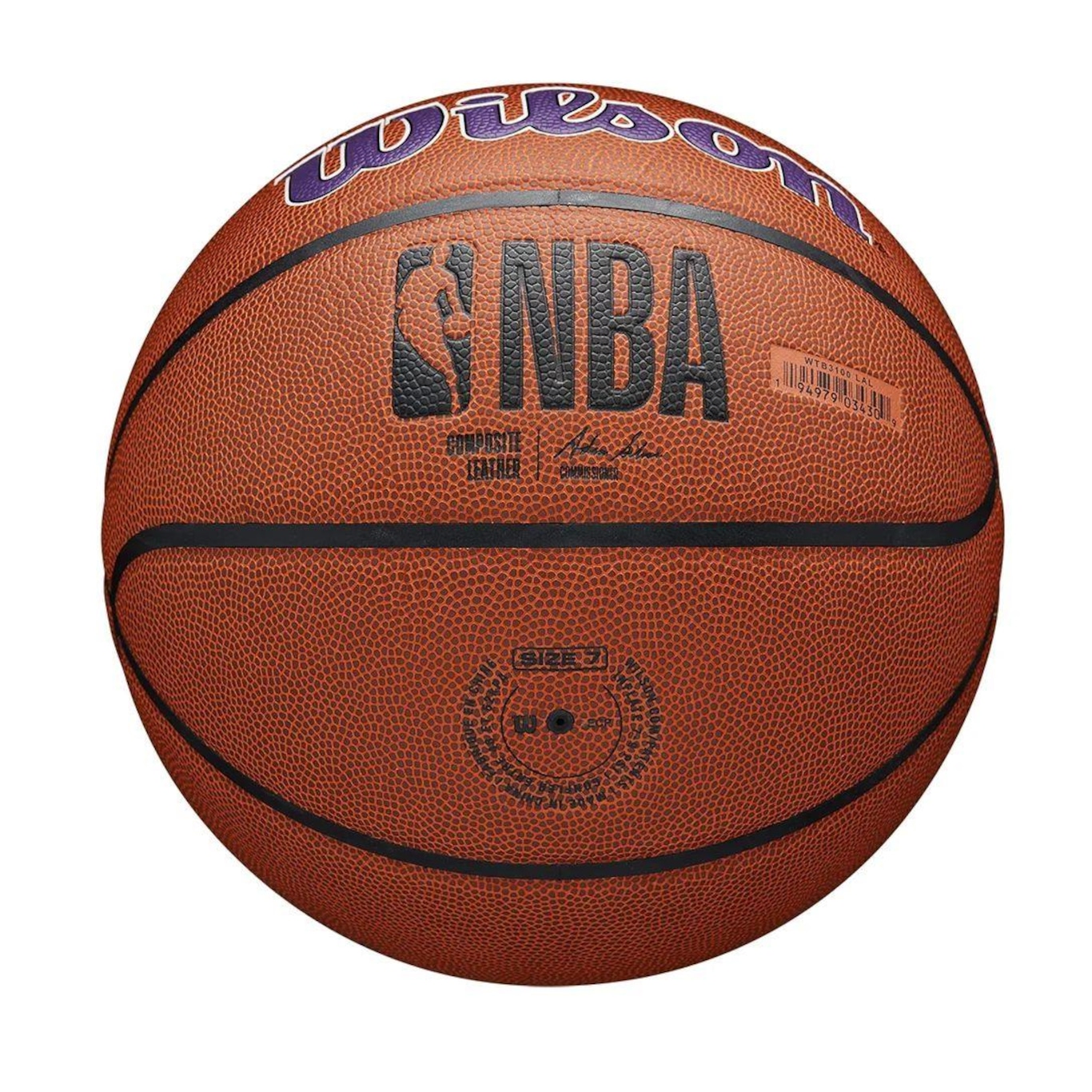 Bola de Basquete Wilson Nba Los Angeles Lakers Team #7 - Foto 2