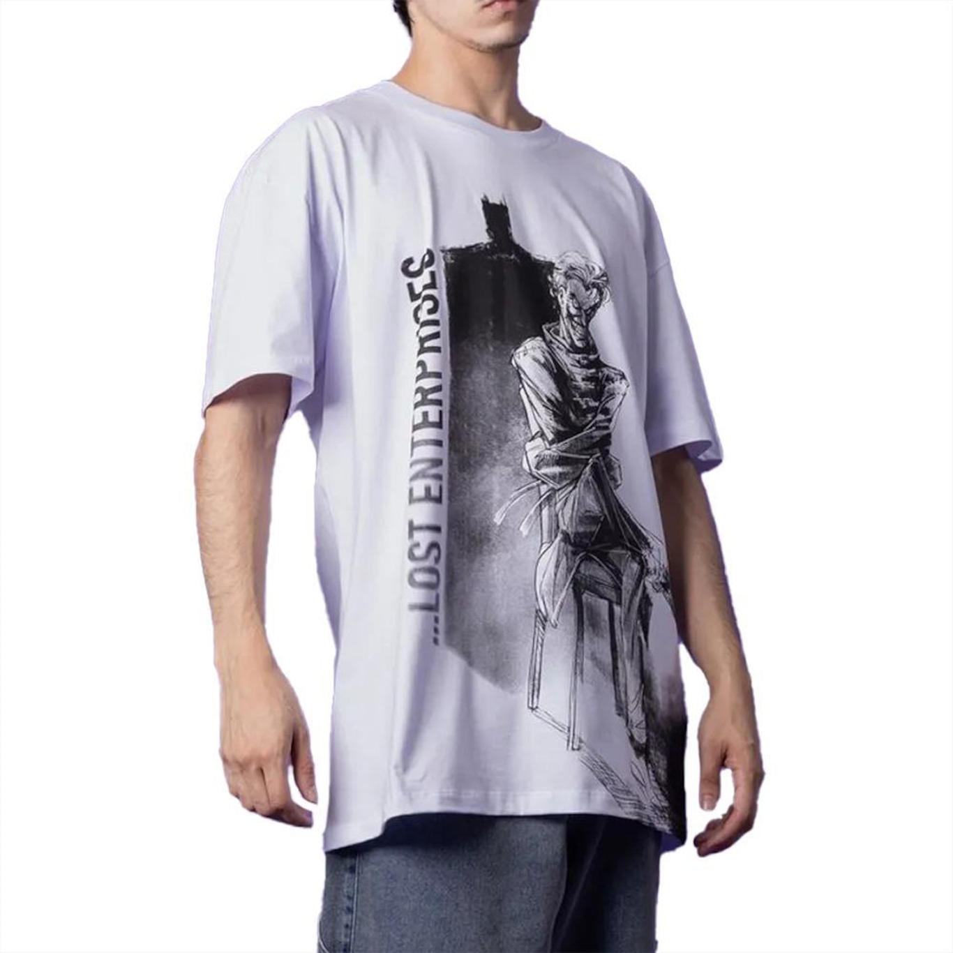 Camiseta Lost Full Front Joker Masculina - Foto 1