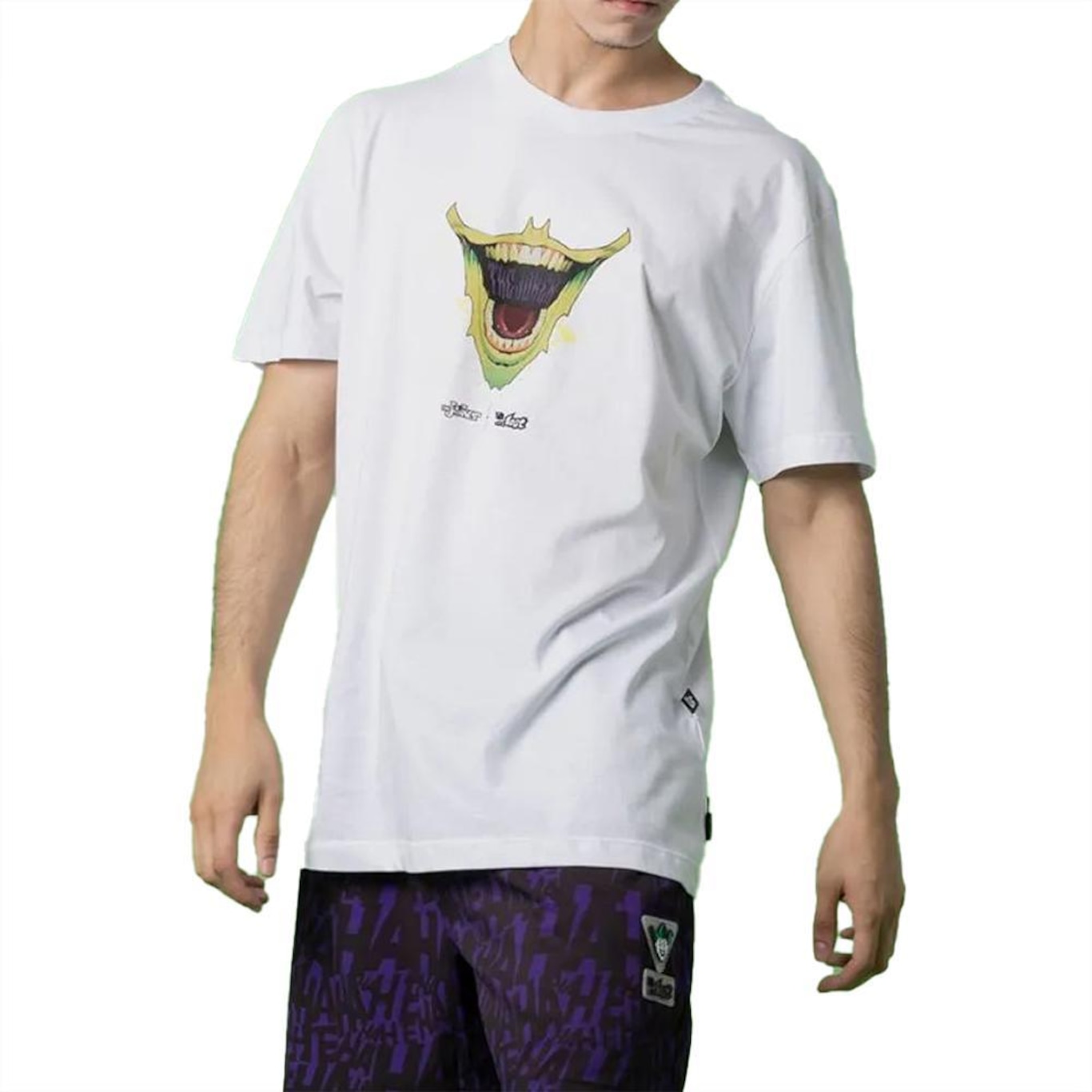 Camiseta Lost Joker Hahaha Uv Masculina - Foto 1