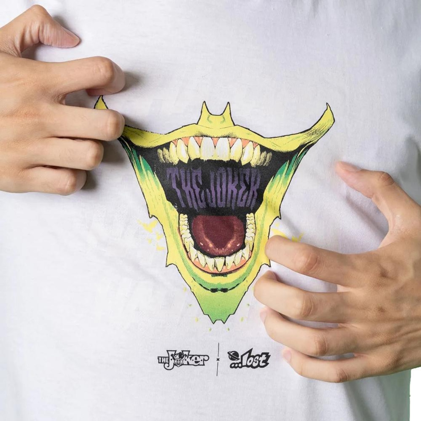 Camiseta Lost Joker Hahaha Uv Masculina - Foto 4