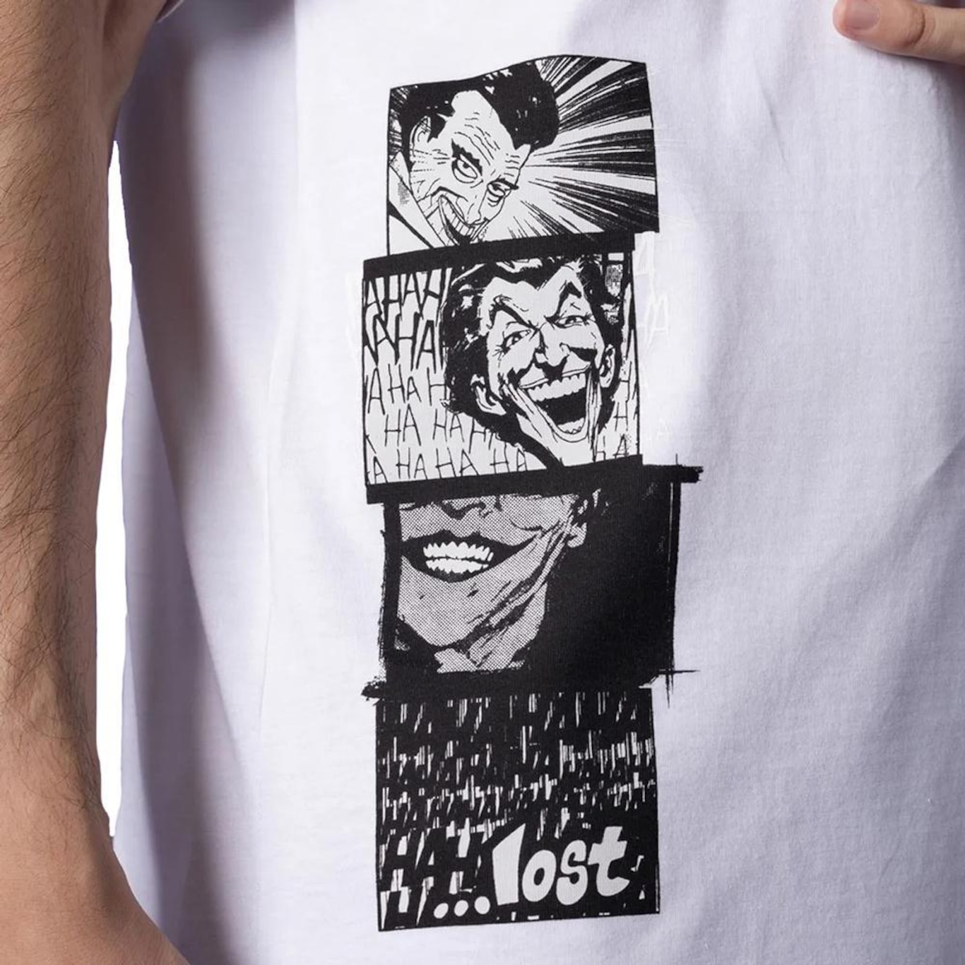 Camiseta Lost Joker Quadrinhos Masculina - Foto 4