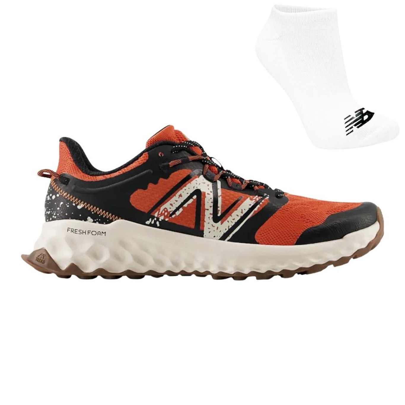 Tênis New Balance Fresh Foam Garoé + Meias - Masculino - Foto 1