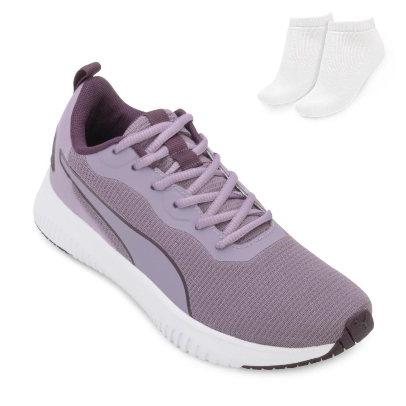 Tênis Puma Flyer Flex + Par de Meia - Feminino - Foto 1