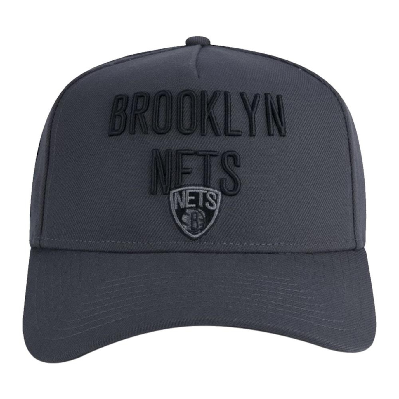 Boné New Era Nba Brooklyn Nets Cinza Chumbo - Foto 2