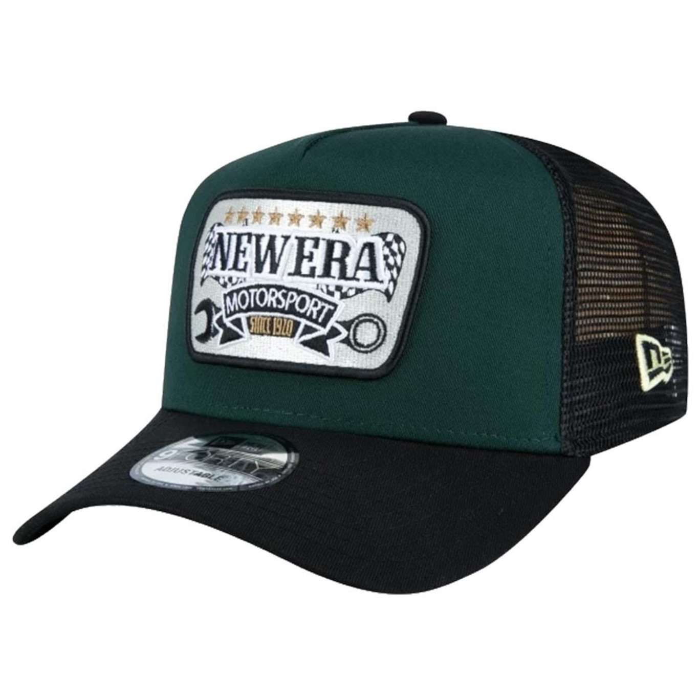 Boné New Era 9Forty A-Frame Trucker Branded Motorsport - Adulto - Foto 1