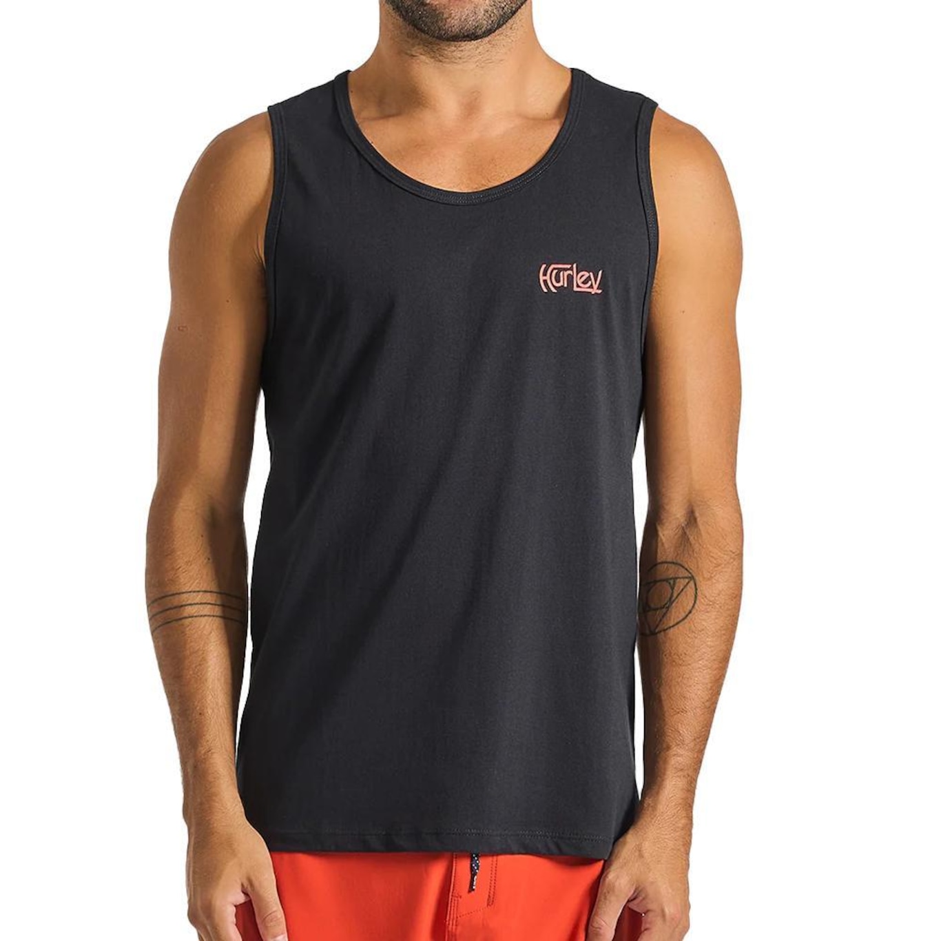 Camiseta Regata Hurley Puff Sm25 - Masculina - Foto 1