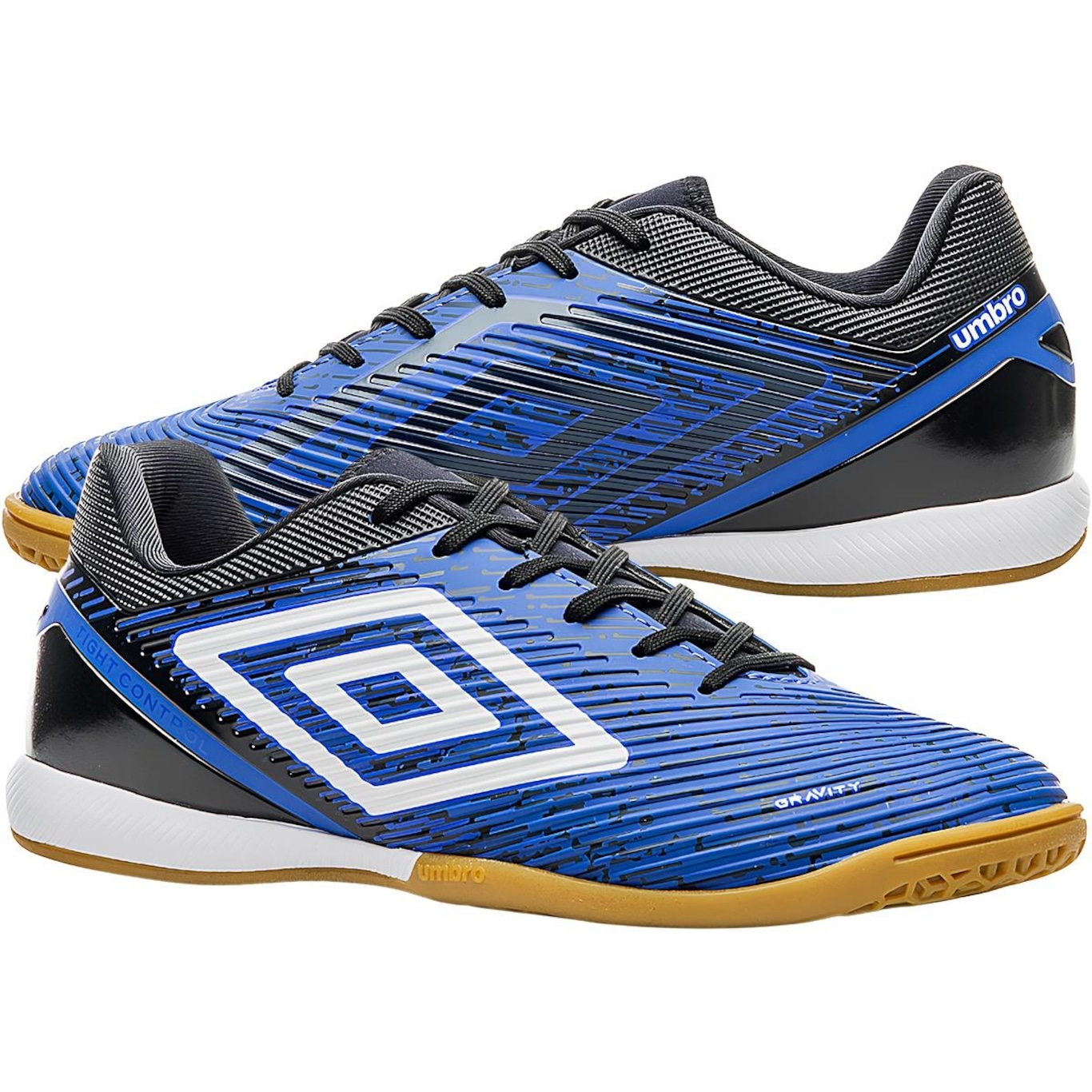 Chuteira Futsal Umbro Gravity + Meião - Masculina - Foto 4