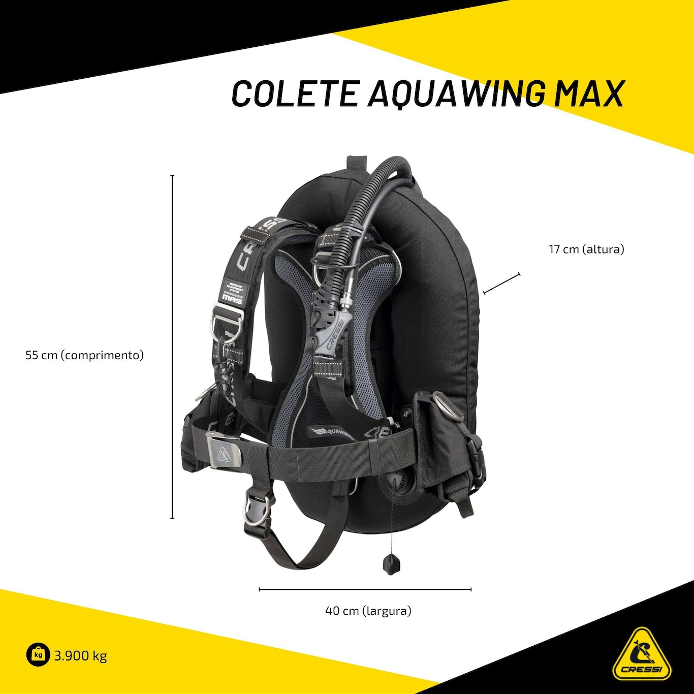 Colete Cressi Aquawing Max - Foto 6