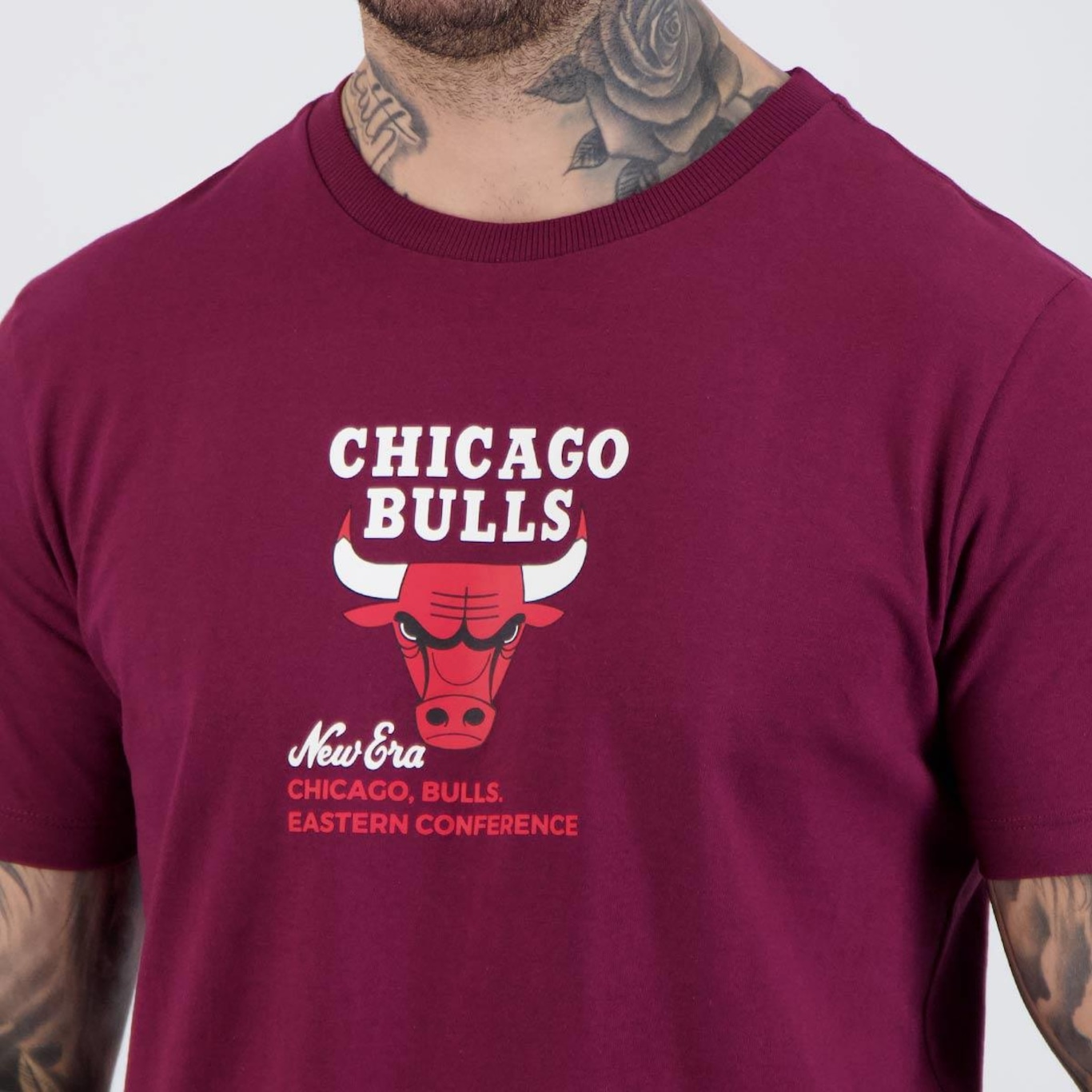 Camiseta New Era Nba Chicago Bulls - Masculina - Foto 5