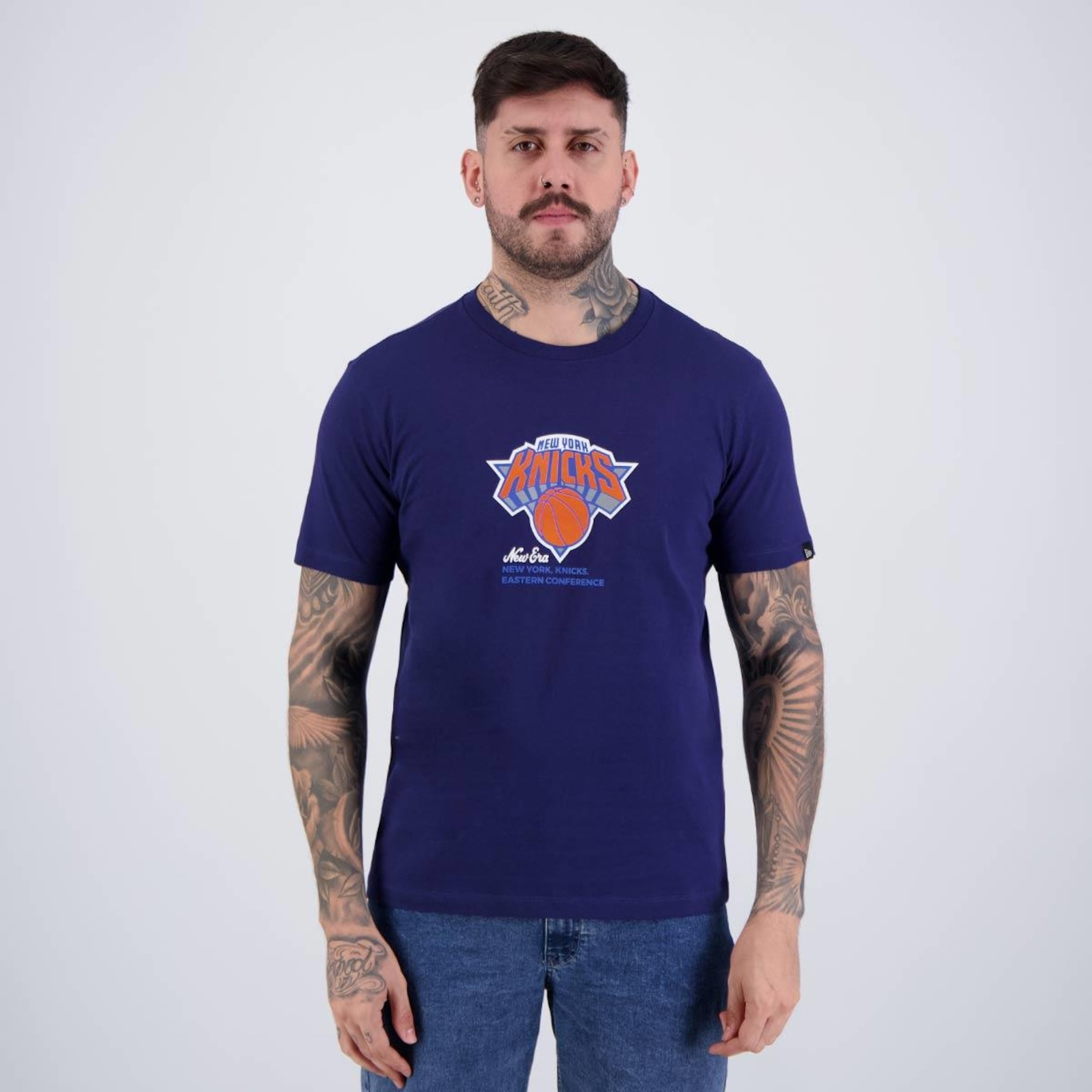 Camiseta New Era Nba New York Knicks - Masculina - Foto 1