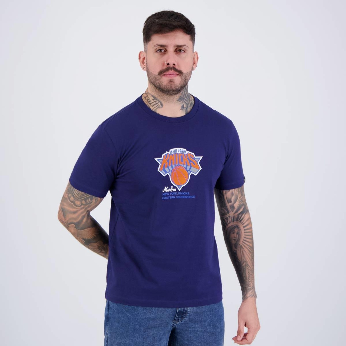 Camiseta New Era Nba New York Knicks - Masculina - Foto 2