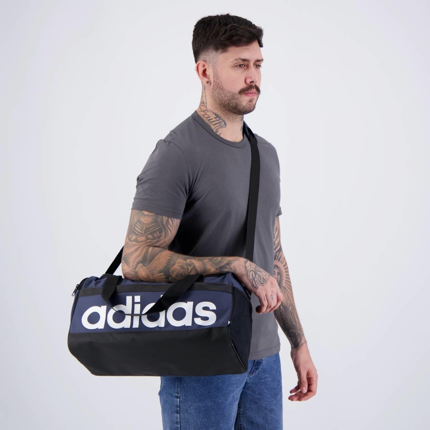 Mala adidas Duffel Logo Linear P - 25L - Foto 5