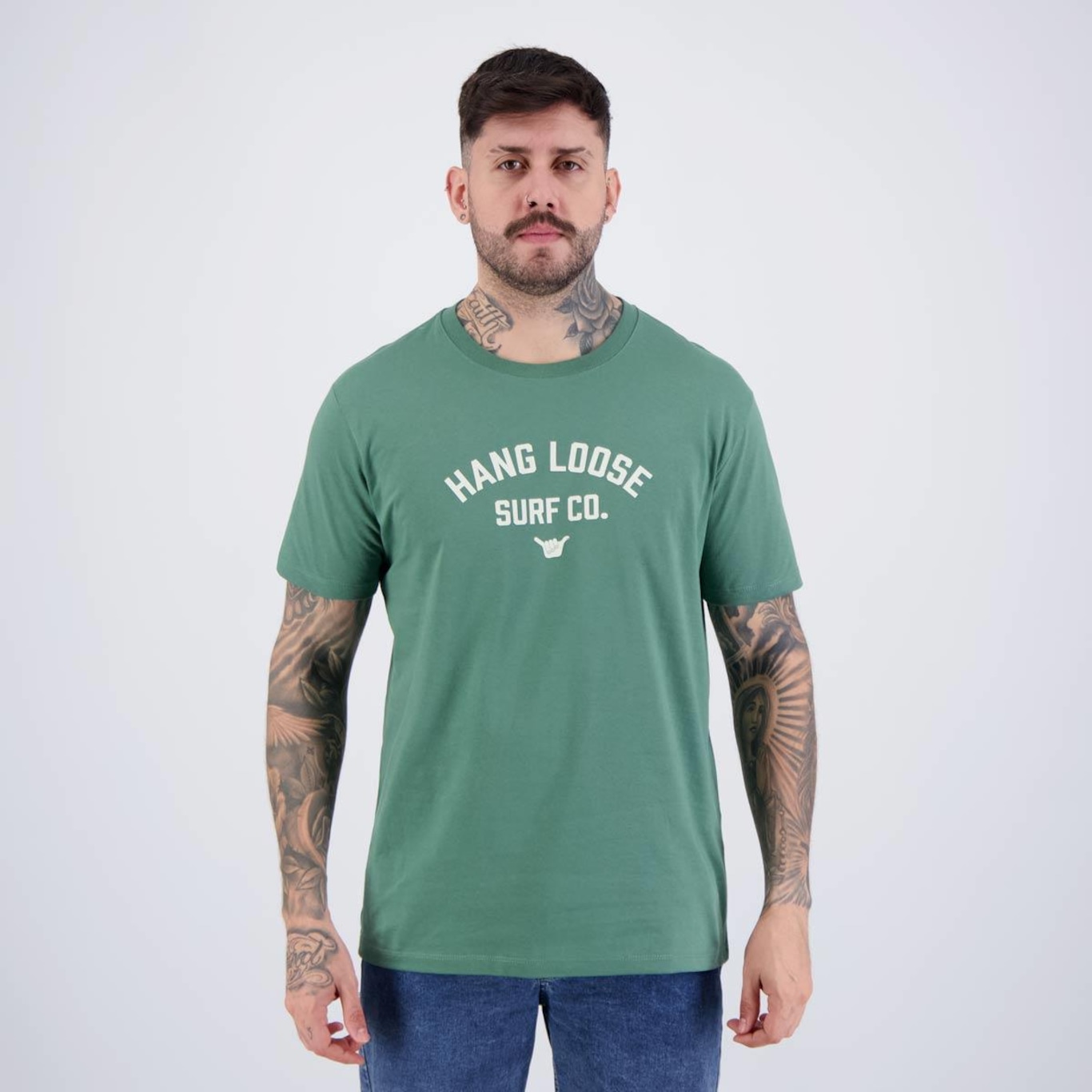 Camiseta Hang Loose College Masculina - Foto 1