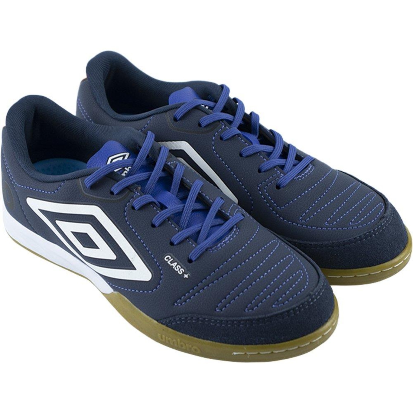 Chuteira Futsal Umbro Class+ - Adulto - Foto 1