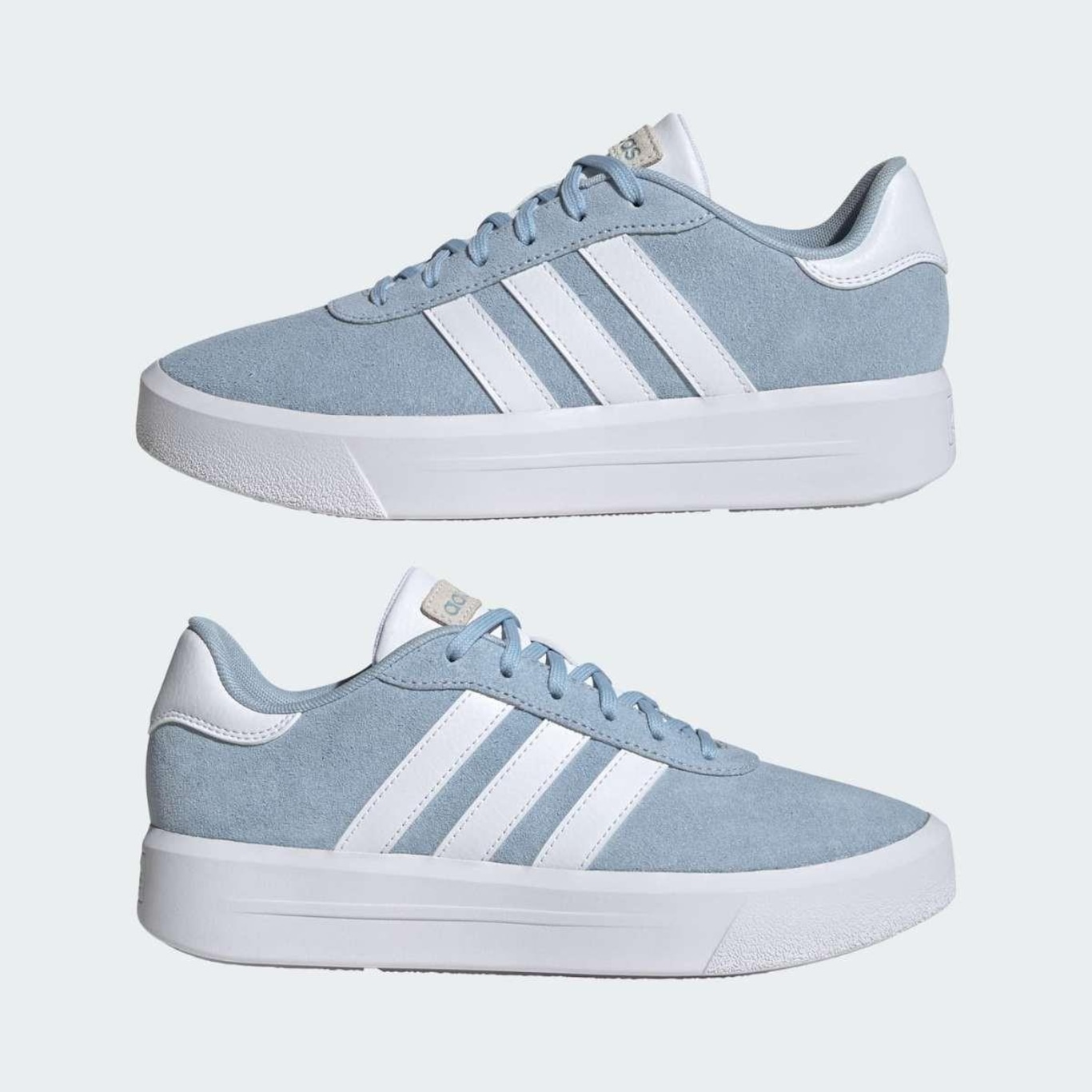 Tênis adidas Court Platform Suede - Feminino - Foto 5