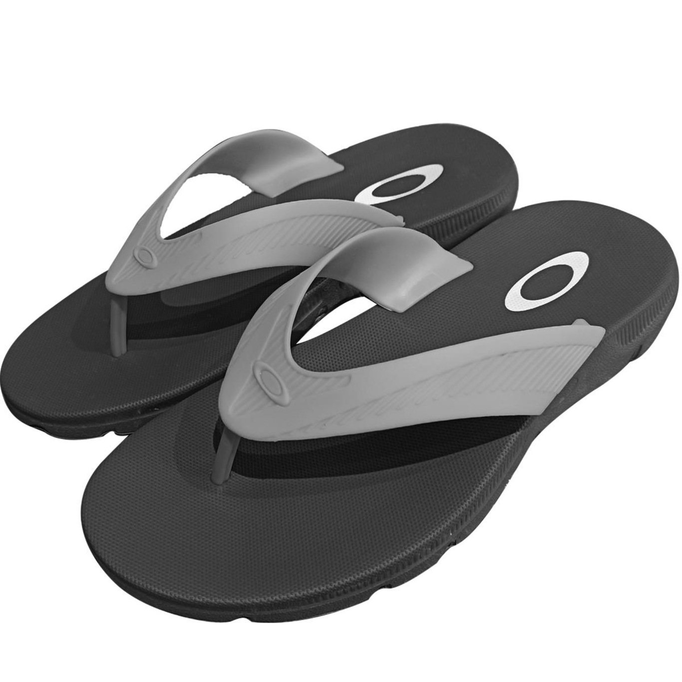 Chinelo Oakley Banks Jet Black - Masculino - Foto 1