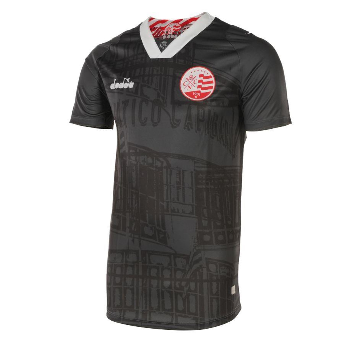 Camisa Náutico Oficial Torcedor Goleiro Diadora - Masculina - Foto 2