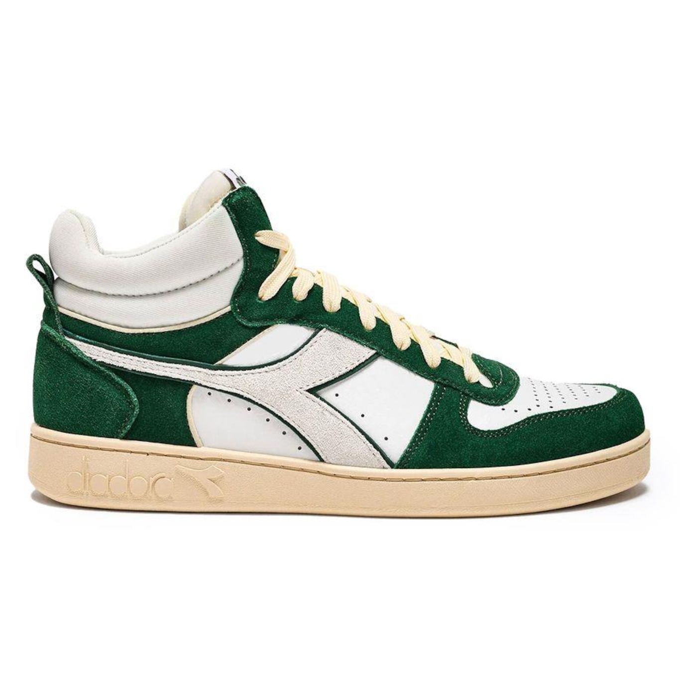 Tênis Diadora Magic Basket Demi Cut Suede Leather - Unissex - Foto 1