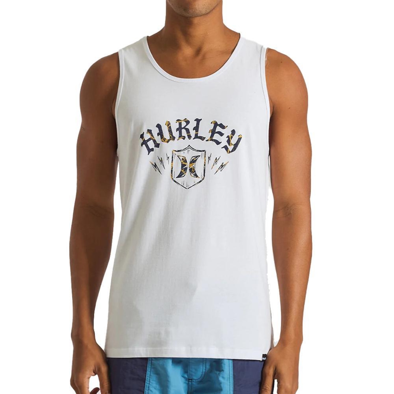 Camiseta Regata Hurley Brasão Sm25 - Masculina - Foto 1