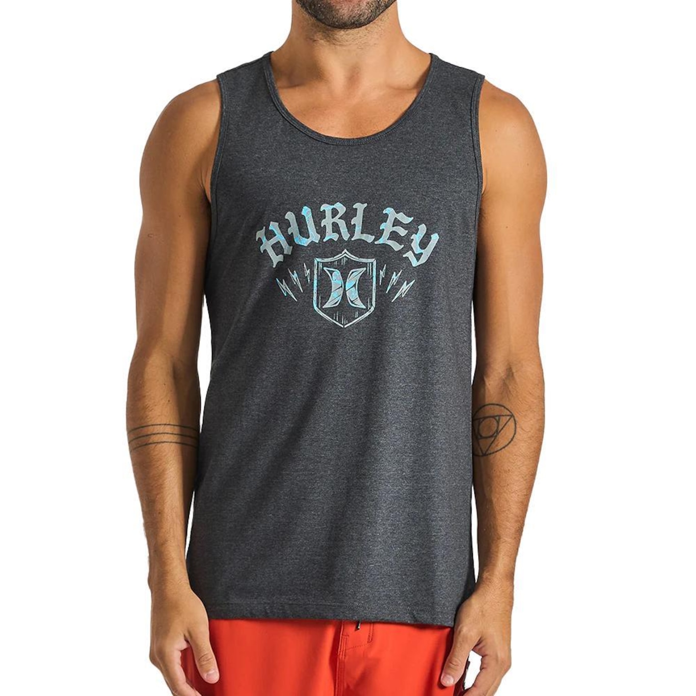 Camiseta Regata Hurley Brasão Sm25 - Masculina - Foto 1