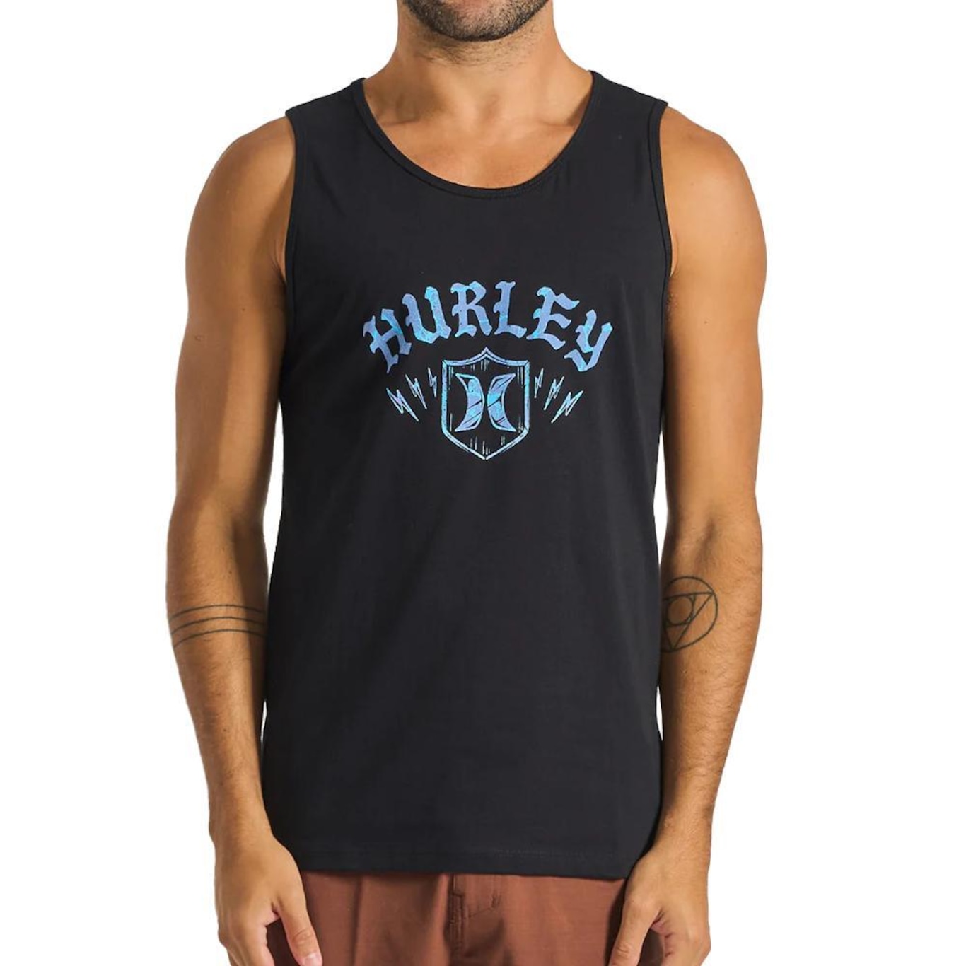 Camiseta Regata Hurley Brasão Sm25 - Masculina - Foto 1