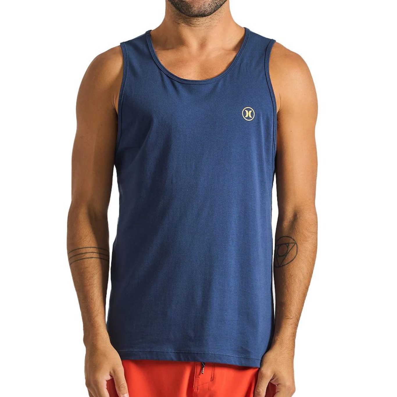 Camiseta Regata Hurley Mini Icon Sm25 - Masculina - Foto 1