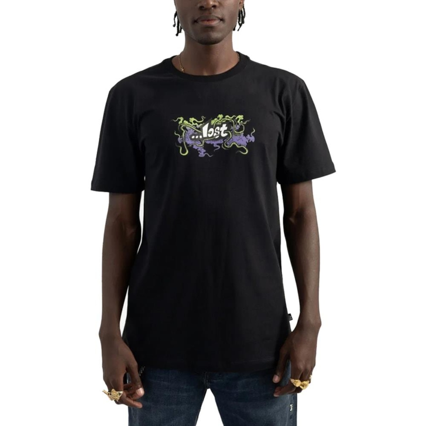 Camiseta Lost Dont Namaste Club - Masculina - Foto 1