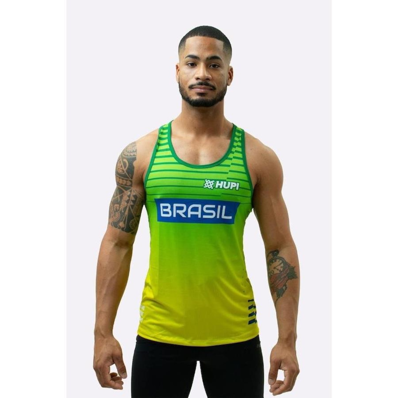 Camiseta Regata Hupi Brasil Pace - Masculina - Foto 1