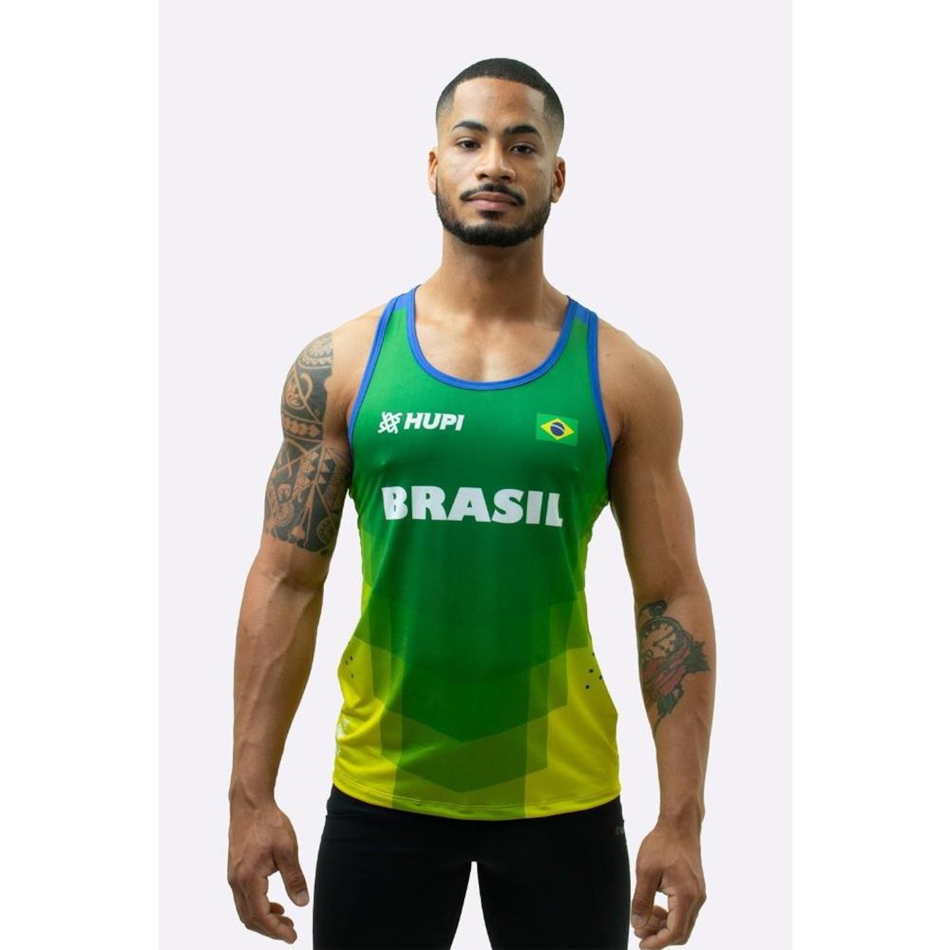 Camiseta Regata Hupi Brasil Soul - Masculina - Foto 1