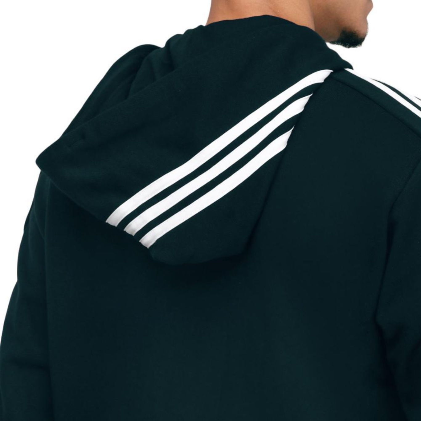 Jaqueta adidas com Capuz Essentials 3-Stripes Feminina - Foto 4