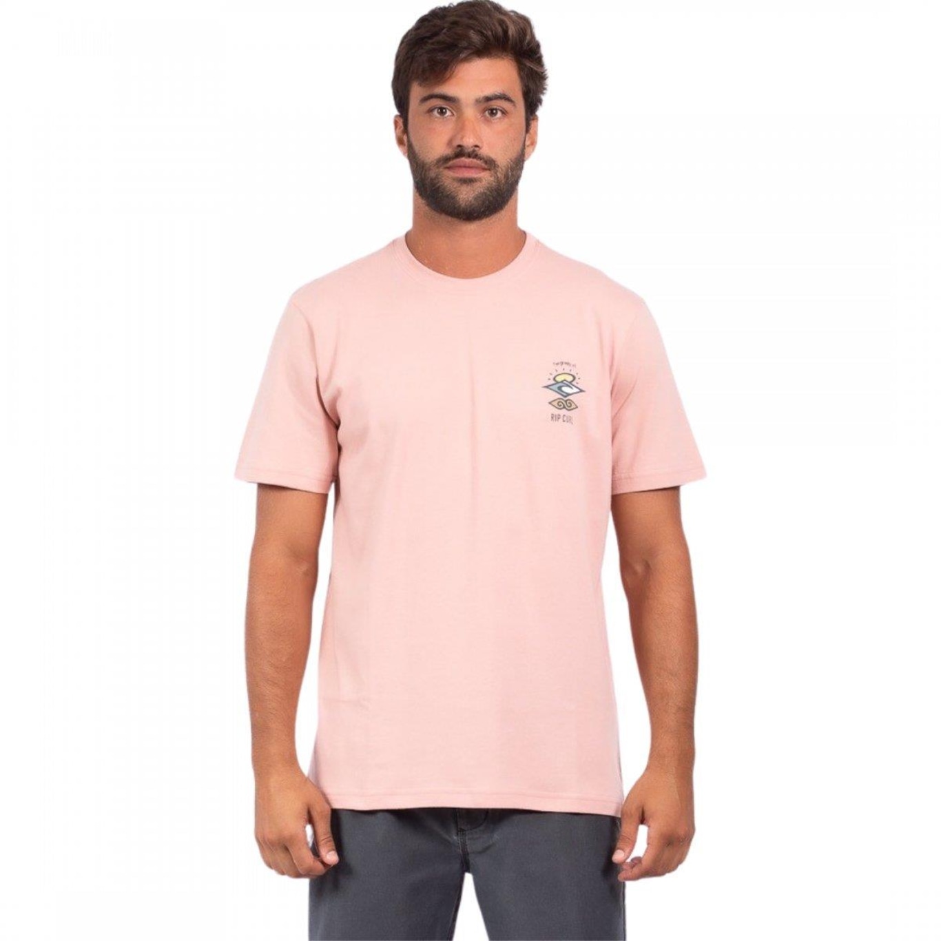 Camiseta Rip Curl Search Icon - Masculina - Foto 1