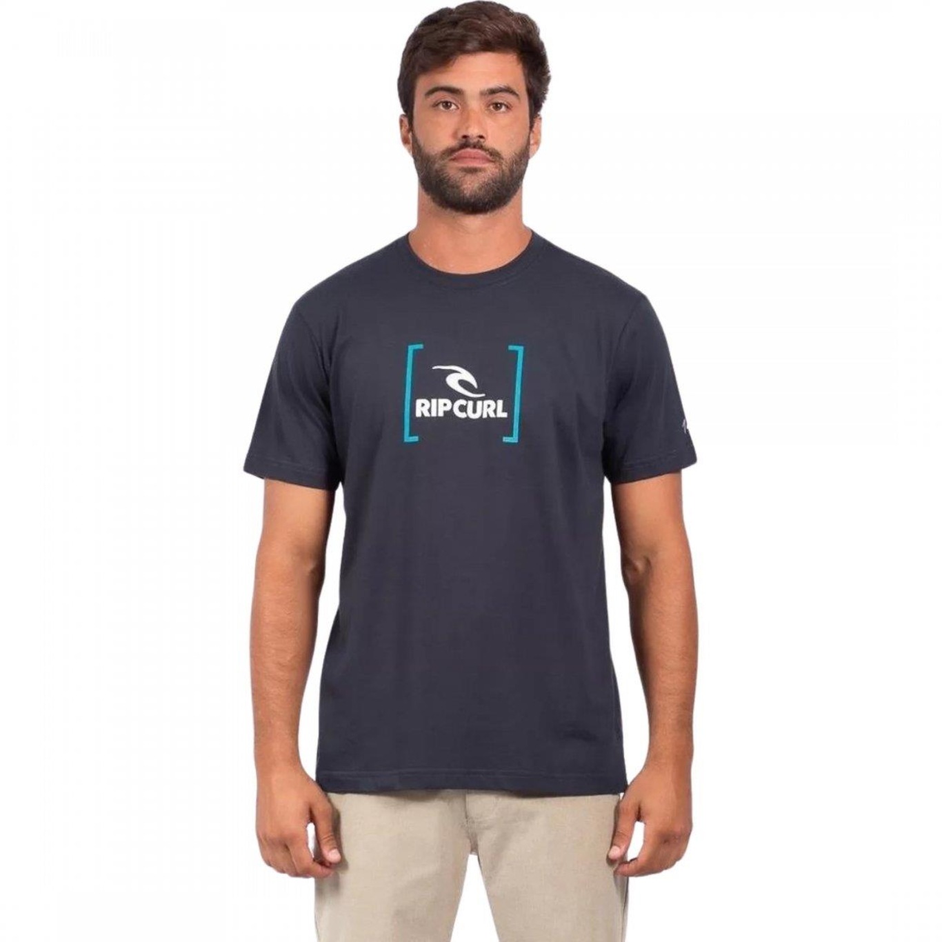 Camiseta Rip Curl New Icon 10M - Masculina - Foto 1