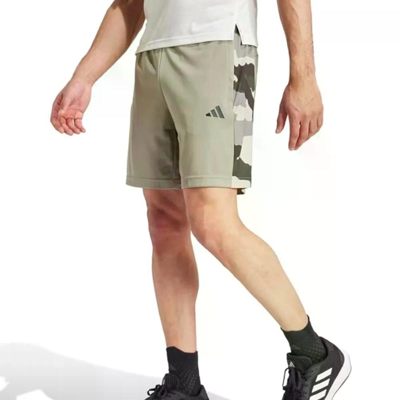 Shorts adidas Train Essentials Camo - Masculino - Foto 1