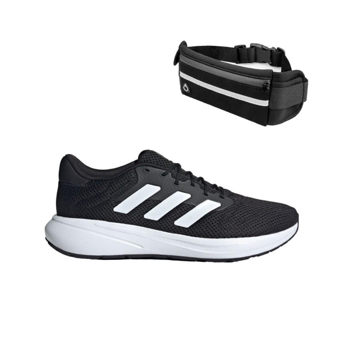 Kit Tênis adidas Response Runner Masculino + Pochete de Corrida - Foto 1