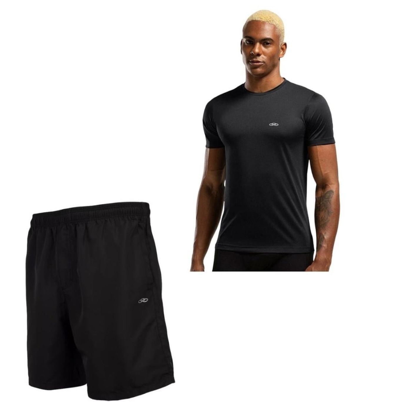 Kit Camiseta + Bermuda Olympikus Essential Masculina - Foto 1