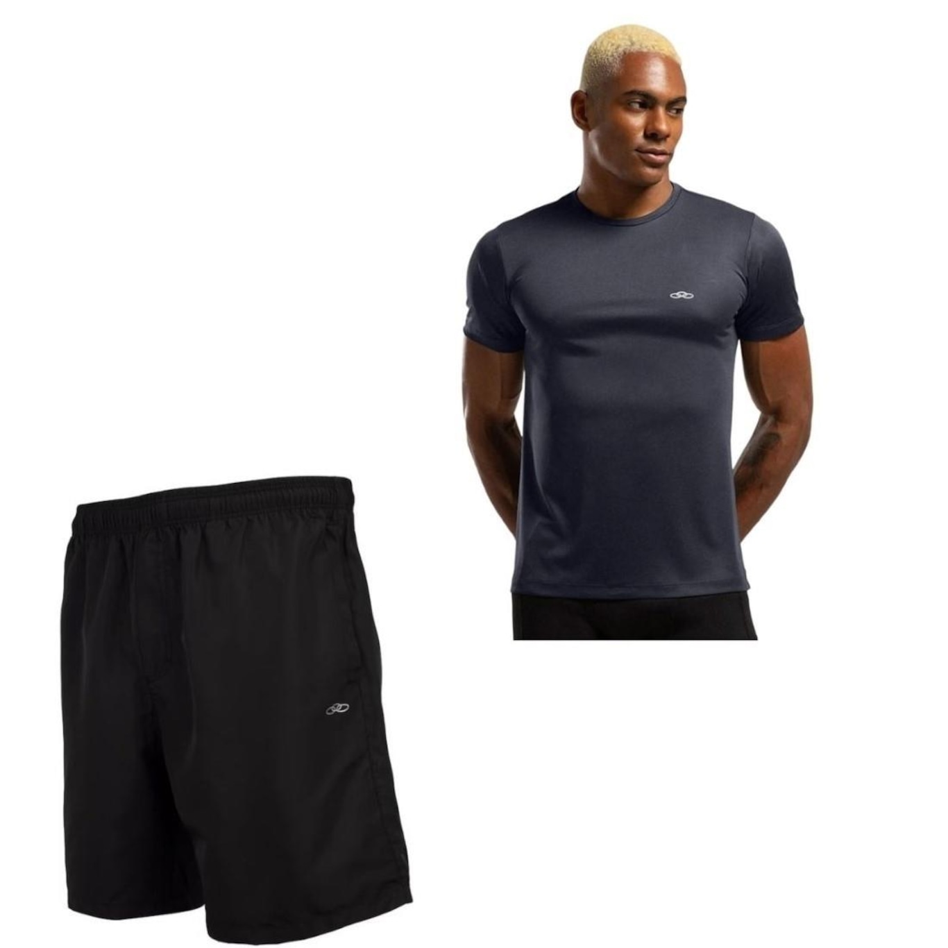 Kit Camiseta + Bermuda Olympikus Essential Masculina - Foto 1