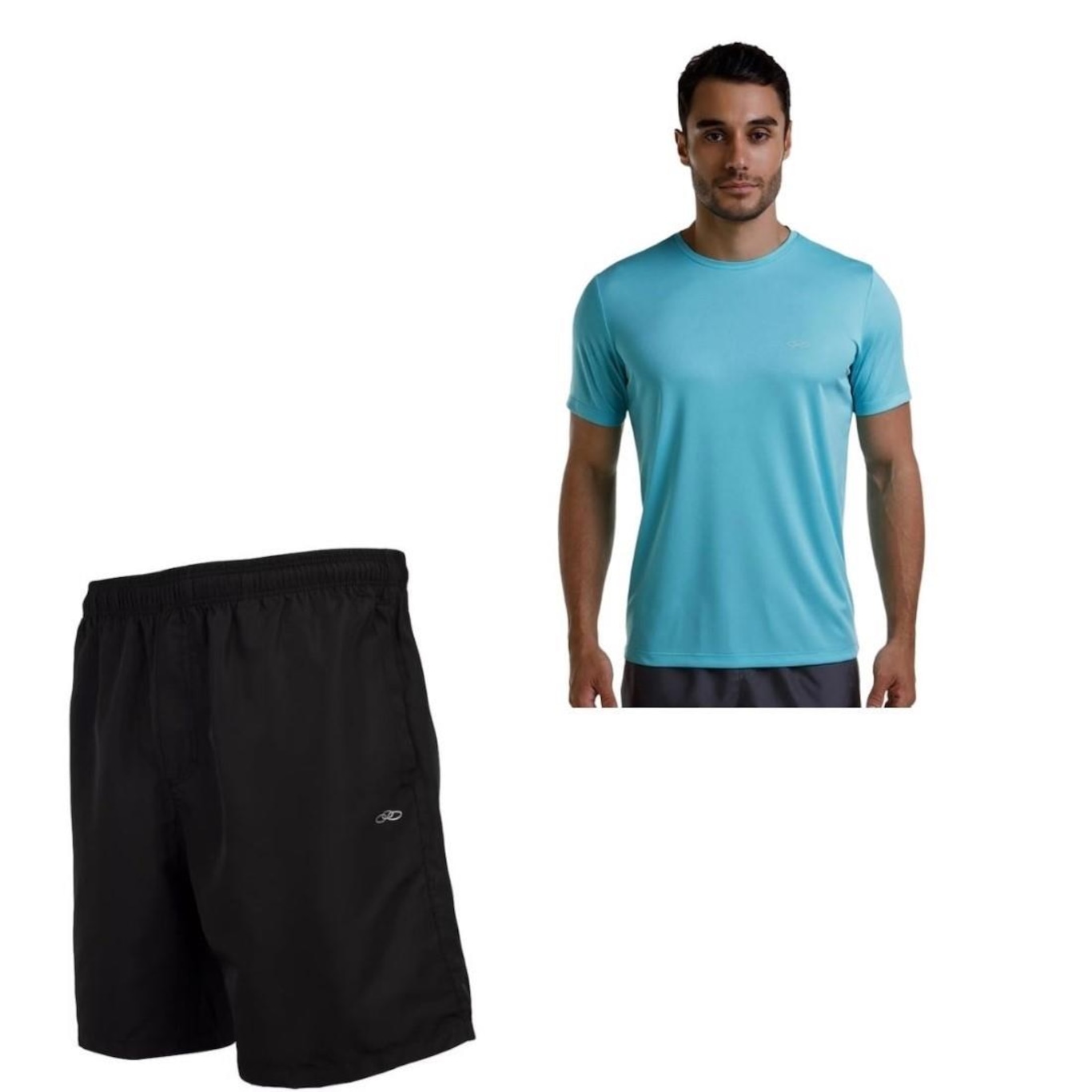 Kit Camiseta + Bermuda Olympikus Essential Masculina - Foto 1