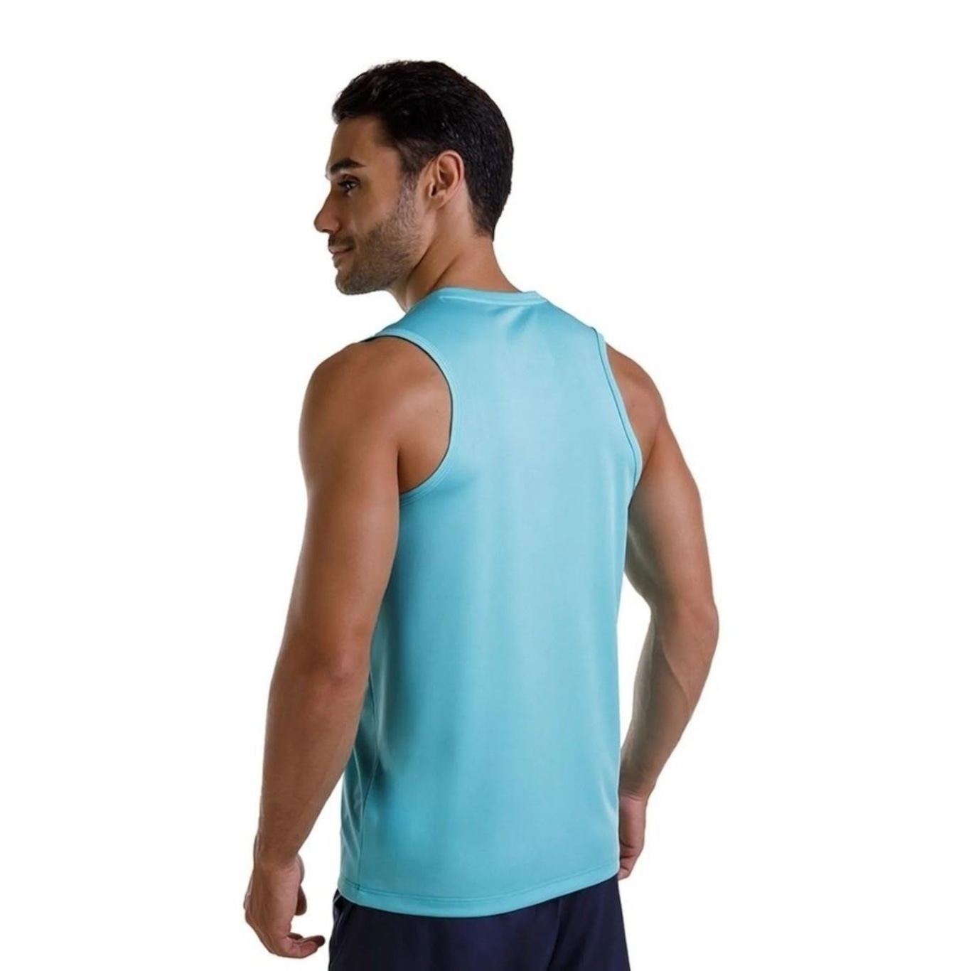 Kit Camiseta Regata + Bermuda Olympikus Essential Masculina - Foto 3