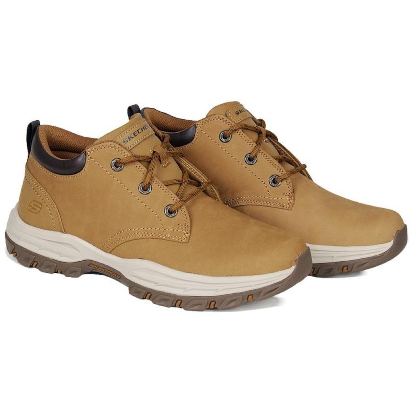 Bota Skechers Ankle Boot Leather - Masculina - Foto 4