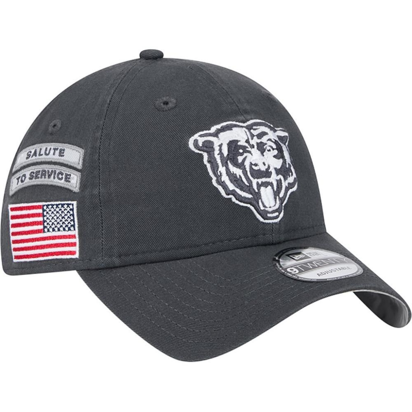 Boné New Era 920 Chicago Bears Nfl Salute To Service - Strapback - Adulto - Foto 4