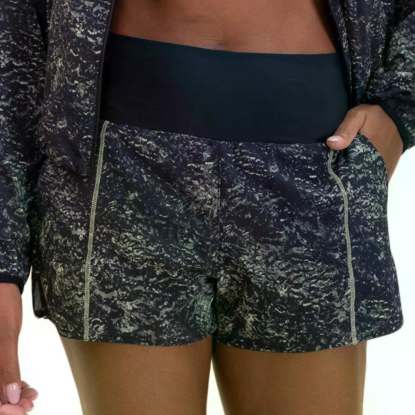 Shorts Live Dryside Maze - Feminino - Foto 1