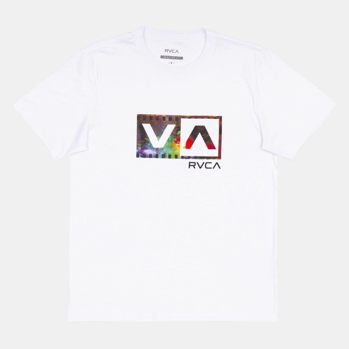 Camiseta Rvca Balance Box Film Sm25 Masculina Branco - Foto 3