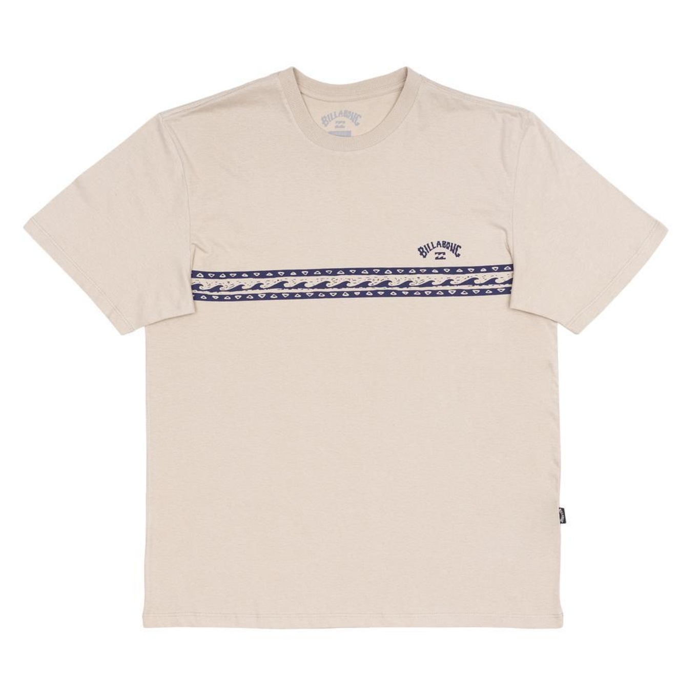 Camiseta Billabong Wave Stripe Sm25 Masculina Areia - Foto 3