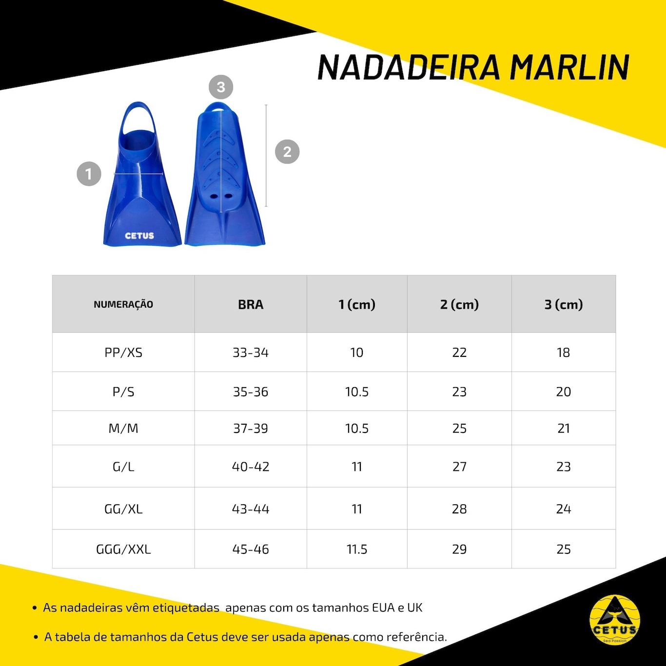 Nadadeira Cetus Marlin - Foto 4