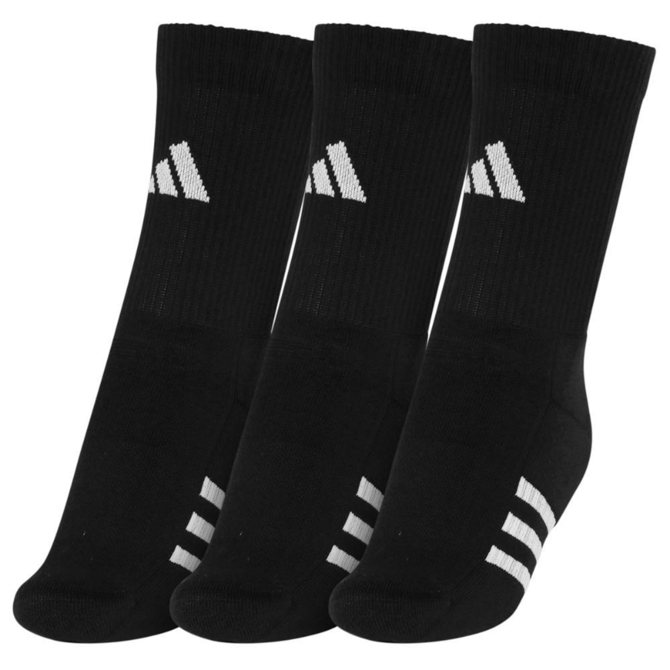 Kit Meias adidas Performance - 35 ao 37 - com 3 Pares - Adulto - Foto 3