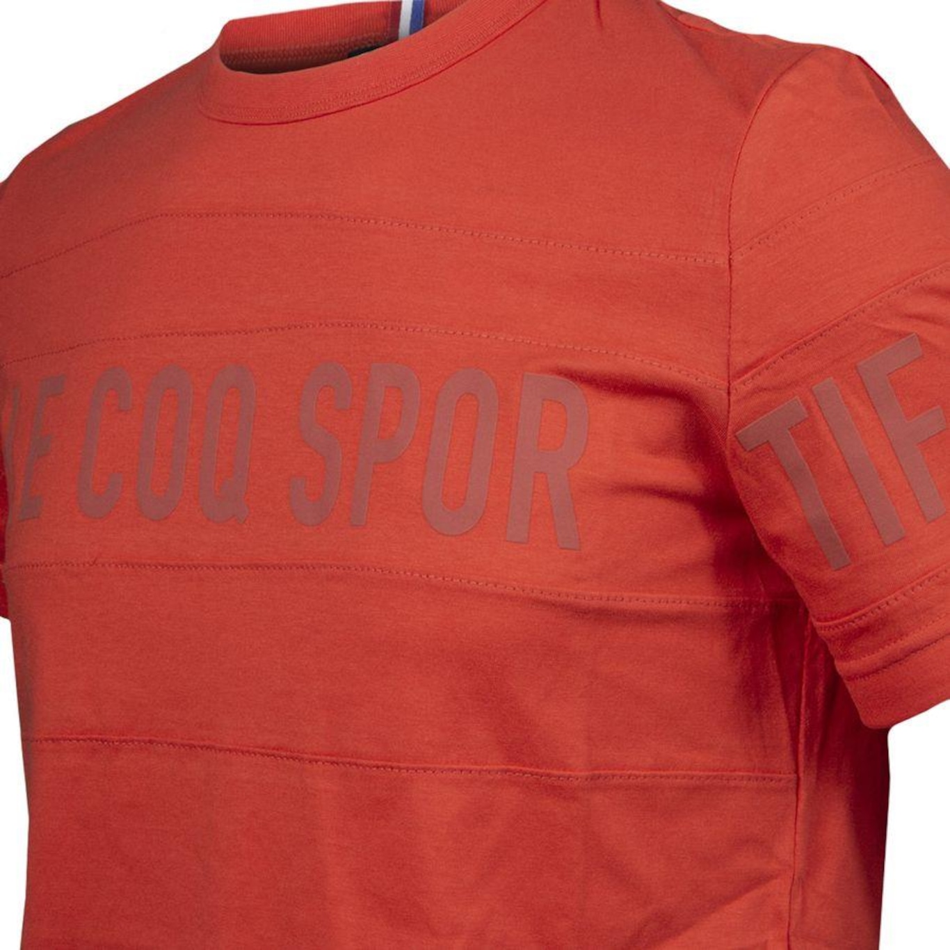 Camiseta Ess Bar a Tee Clip Ss Vermelha - Le Coq Sportif - Le Coq Sportif - Masculino - Foto 3