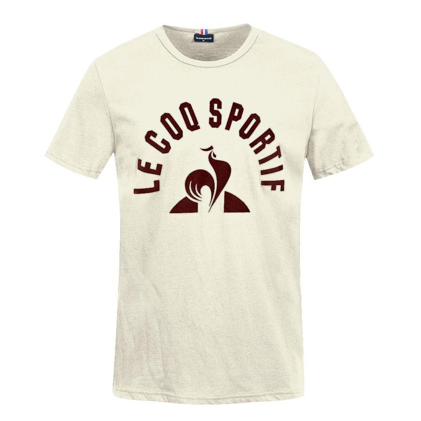 Camiseta Ess Bat Arche Tee Ss Bege - Le Coq Sportif - Le Coq Sportif - Masculino - Foto 1