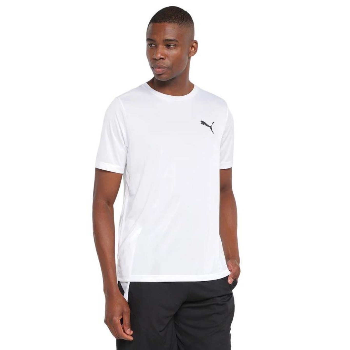 Camiseta Puma M/C Active Small Logo Masculina 683980-02 - Foto 1