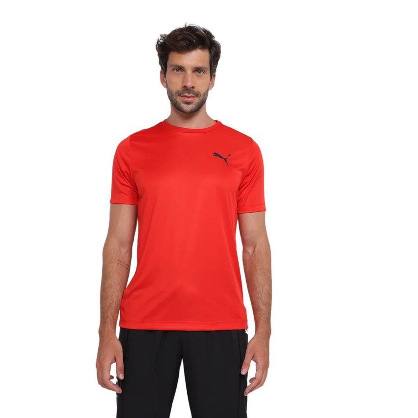 Camiseta Puma M/C Active Small Logo Masculina 683980-04 - Foto 1