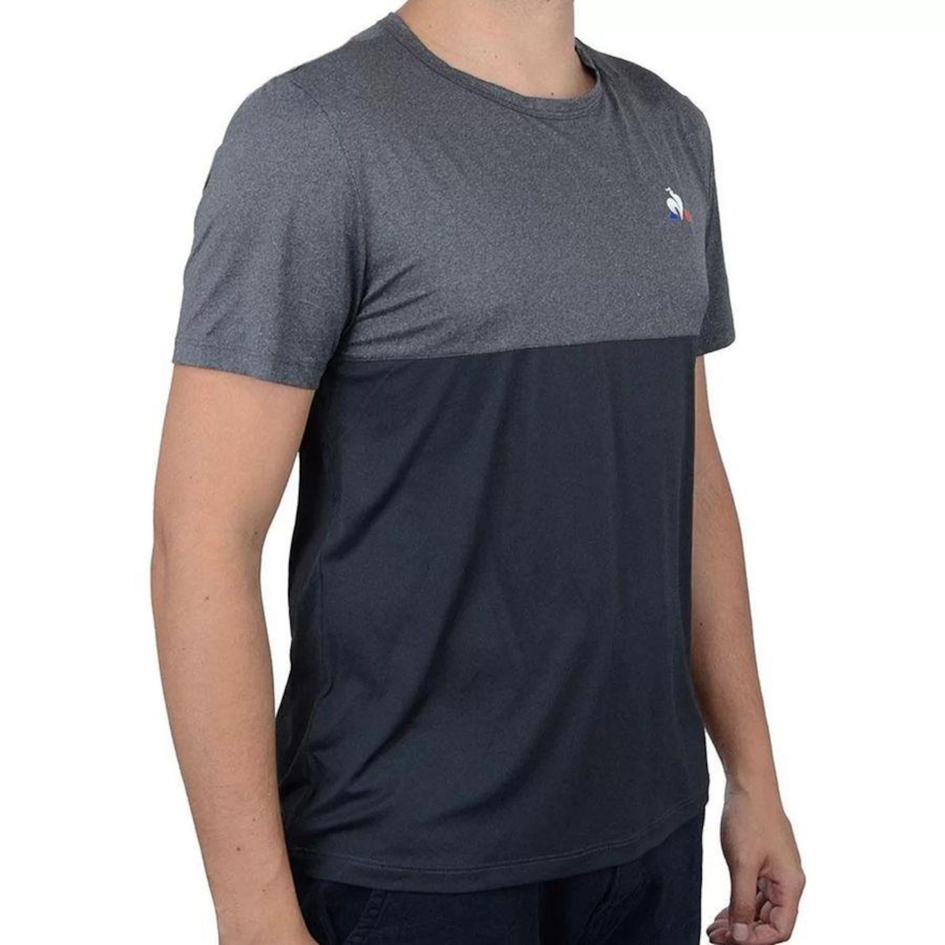 Camiseta Ts 2B And Dry Preto e Cinza - Le Coq Sportif - Le Coq Sportif - Masculino - Foto 3